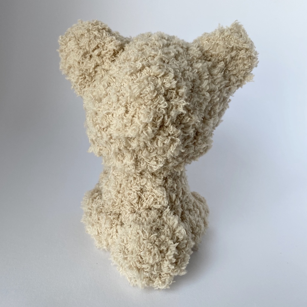 モコモコくまさん(ミルクティー)おまんじゅう・もちぷち系着ぐるみ胴体付き