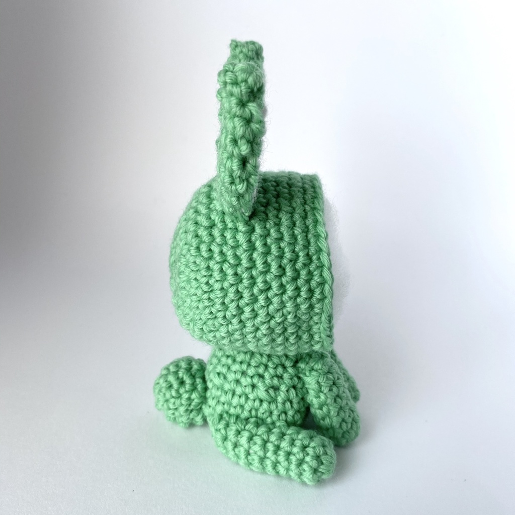 ウサギさん(緑)おまんじゅう・もちぷち系着ぐるみ胴体付き