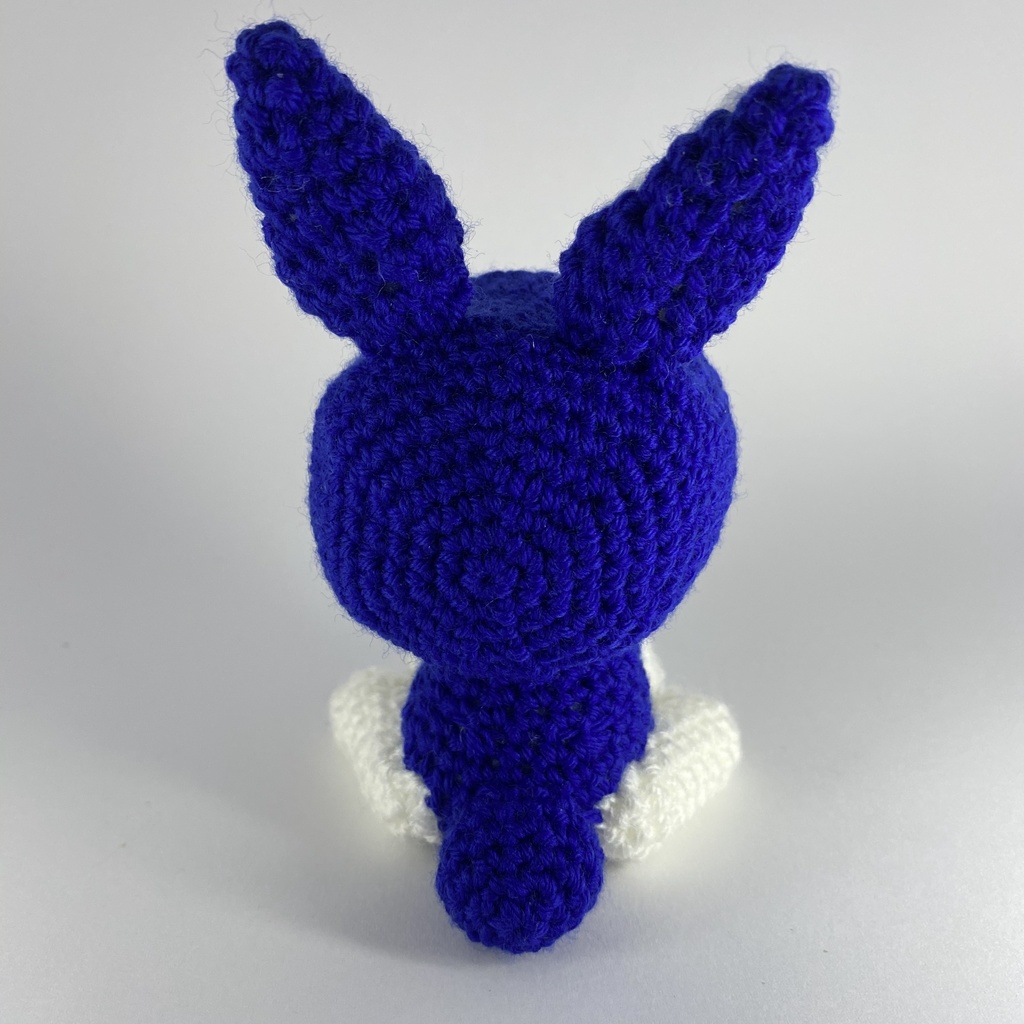 ウサギさん(青白)おまんじゅう・もちぷち系着ぐるみ胴体付き