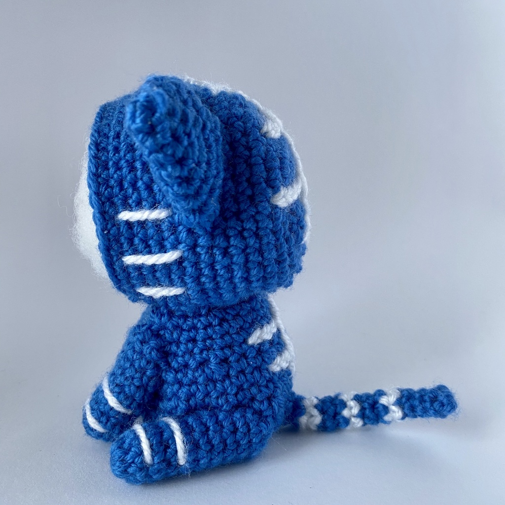 トラさん(青)おまんじゅう・もちぷち系着ぐるみ胴体付き