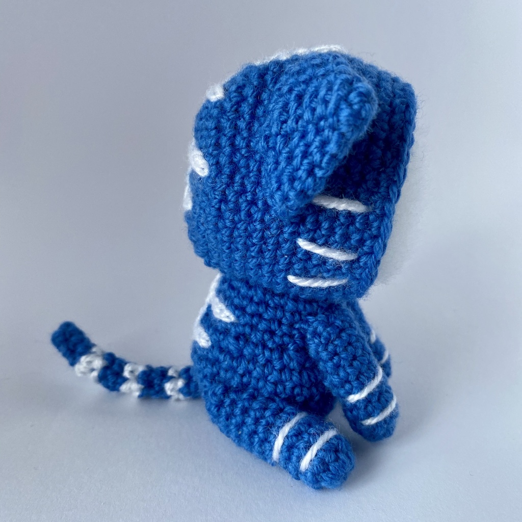 トラさん(青)おまんじゅう・もちぷち系着ぐるみ胴体付き