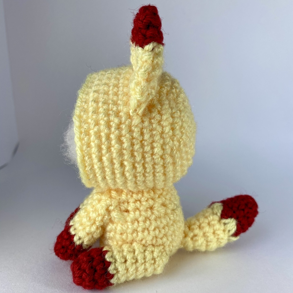 赤耳キツネさんおまんじゅう・もちぷち系着ぐるみ胴体付き