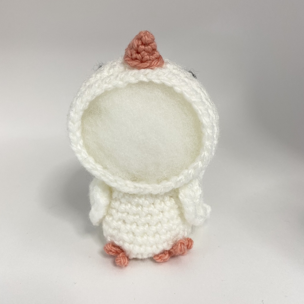 文鳥さんおまんじゅう・もちぷち系着ぐるみ胴体付き(羽根パタパタVer)