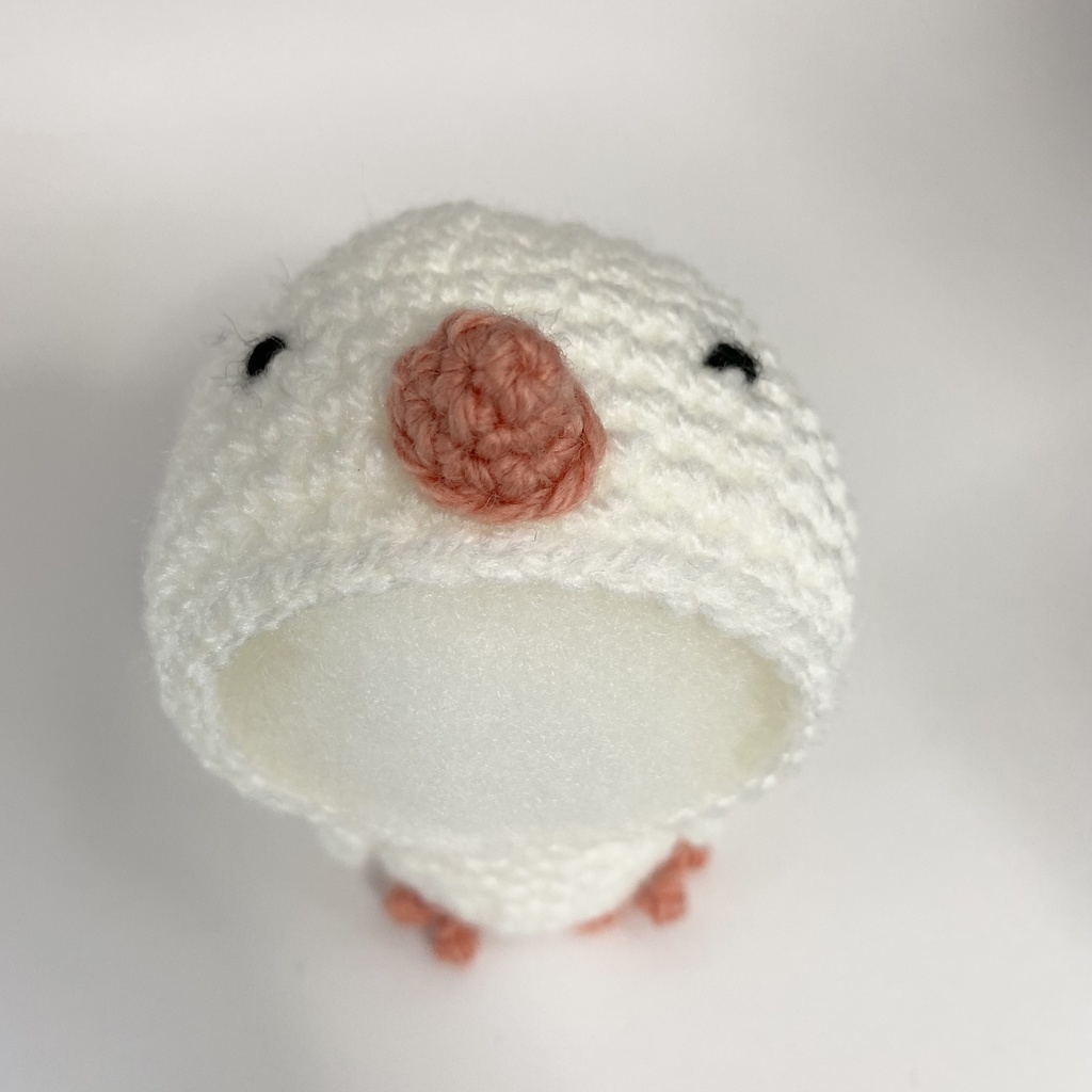 文鳥さんおまんじゅう・もちぷち系着ぐるみ胴体付き（羽根パタパタVer）