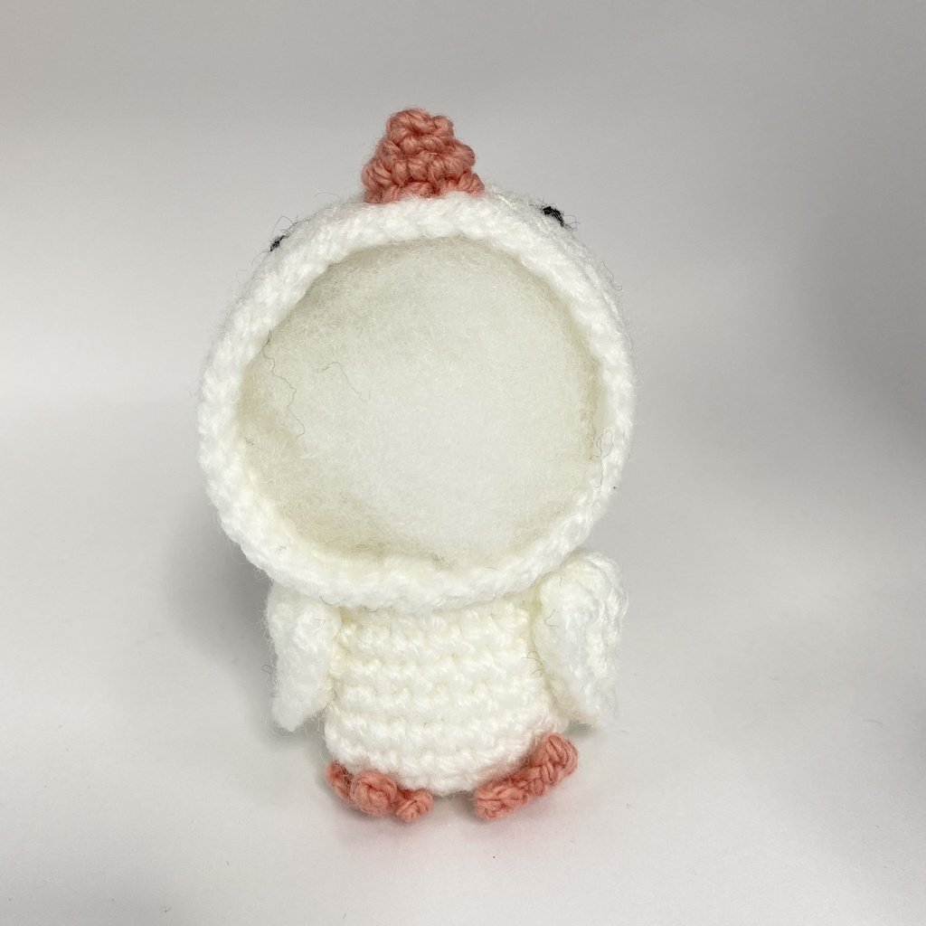 文鳥さんおまんじゅう・もちぷち系着ぐるみ胴体付き(羽根閉じVer)