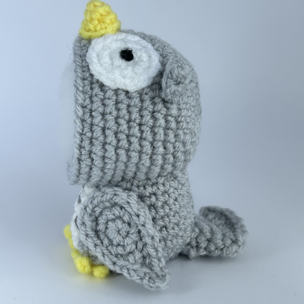 フクロウさん(グレー)おまんじゅう・もちぷち系着ぐるみ胴体付き