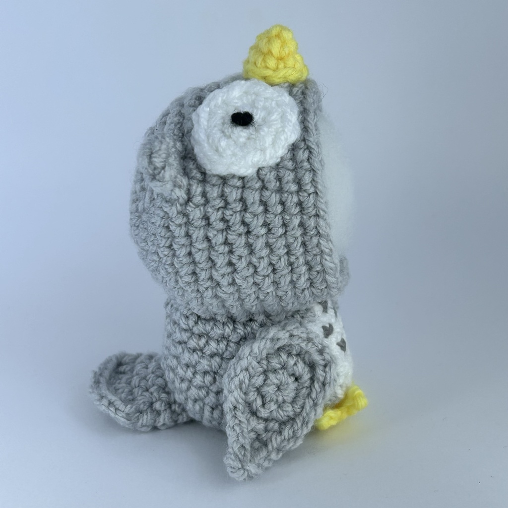 フクロウさん(グレー)おまんじゅう・もちぷち系着ぐるみ胴体付き