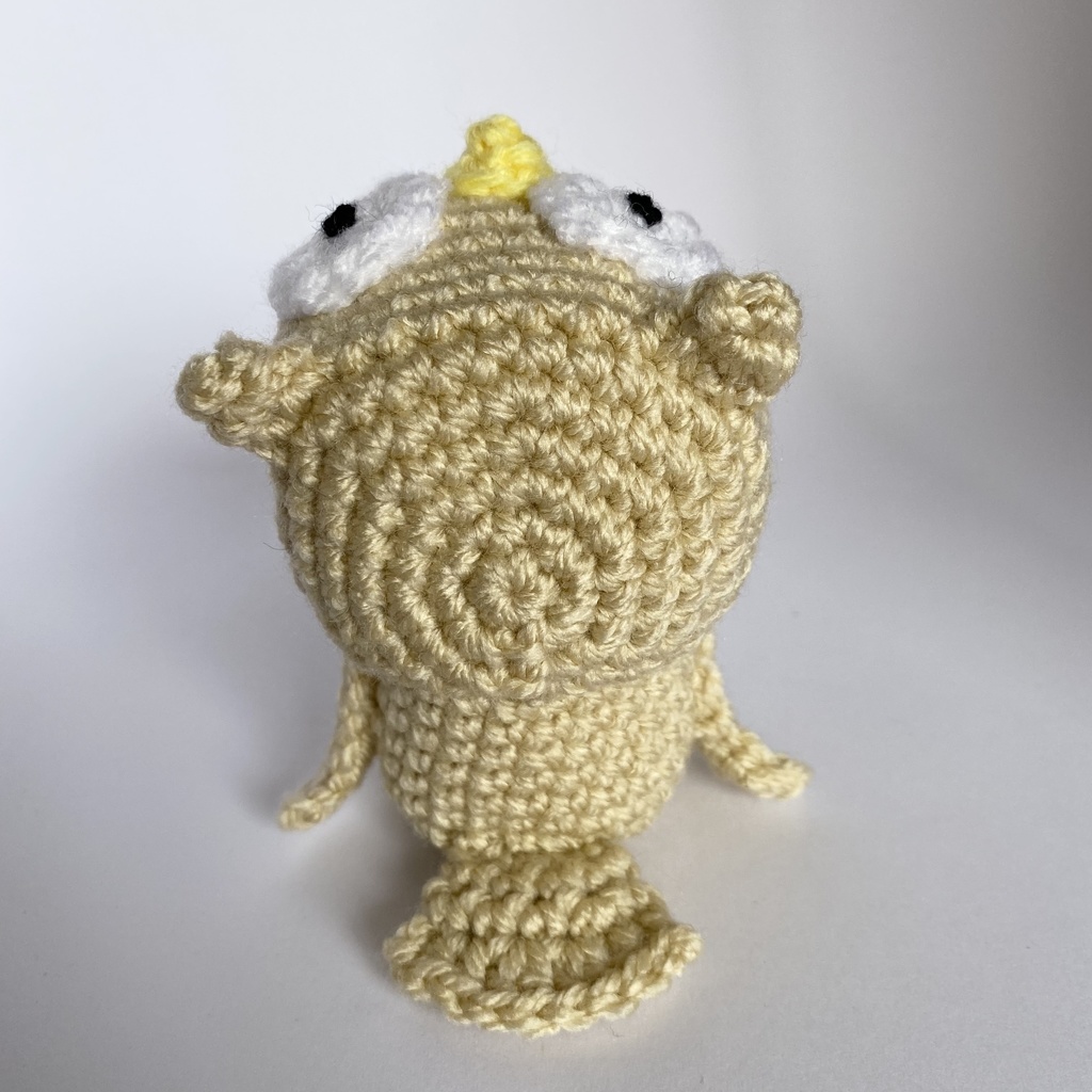 フクロウさん(茶色)おまんじゅう・もちぷち系着ぐるみ胴体付き