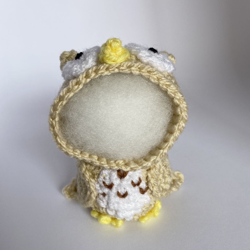 フクロウさん（茶色）おまんじゅう着ぐるみ胴体付き