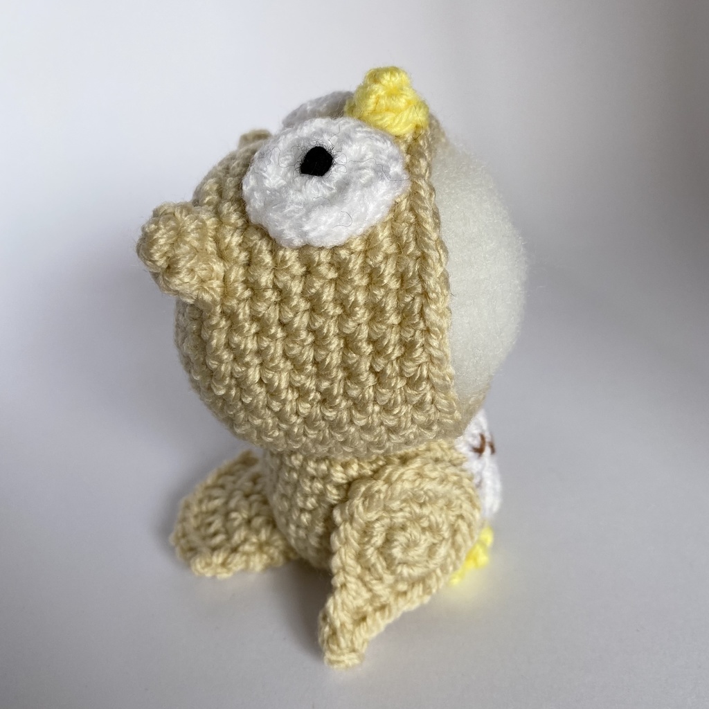 フクロウさん(茶色)おまんじゅう・もちぷち系着ぐるみ胴体付き