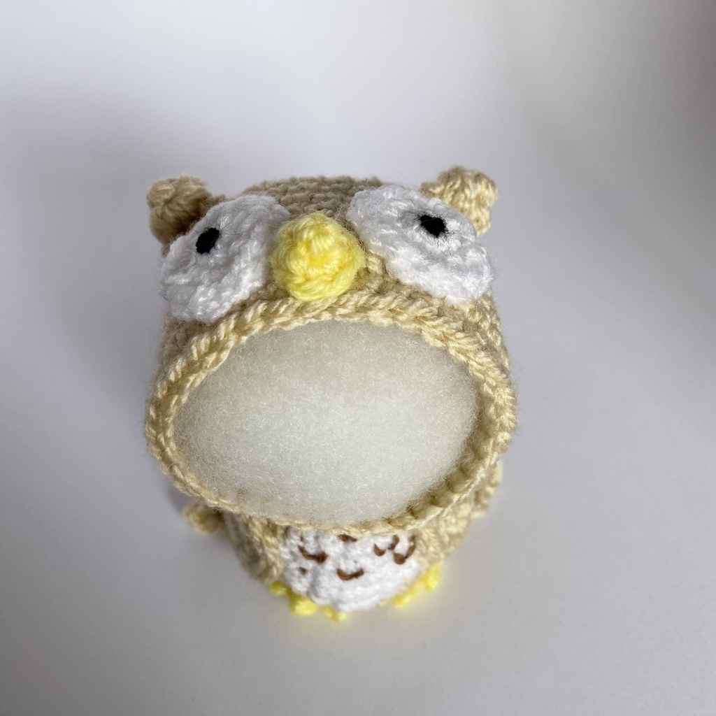 フクロウさん(茶色)おまんじゅう・もちぷち系着ぐるみ胴体付き