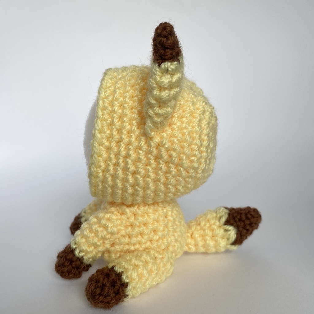 キツネさん(耳先こげ茶)おまんじゅう・もちぷち系着ぐるみ胴体付き