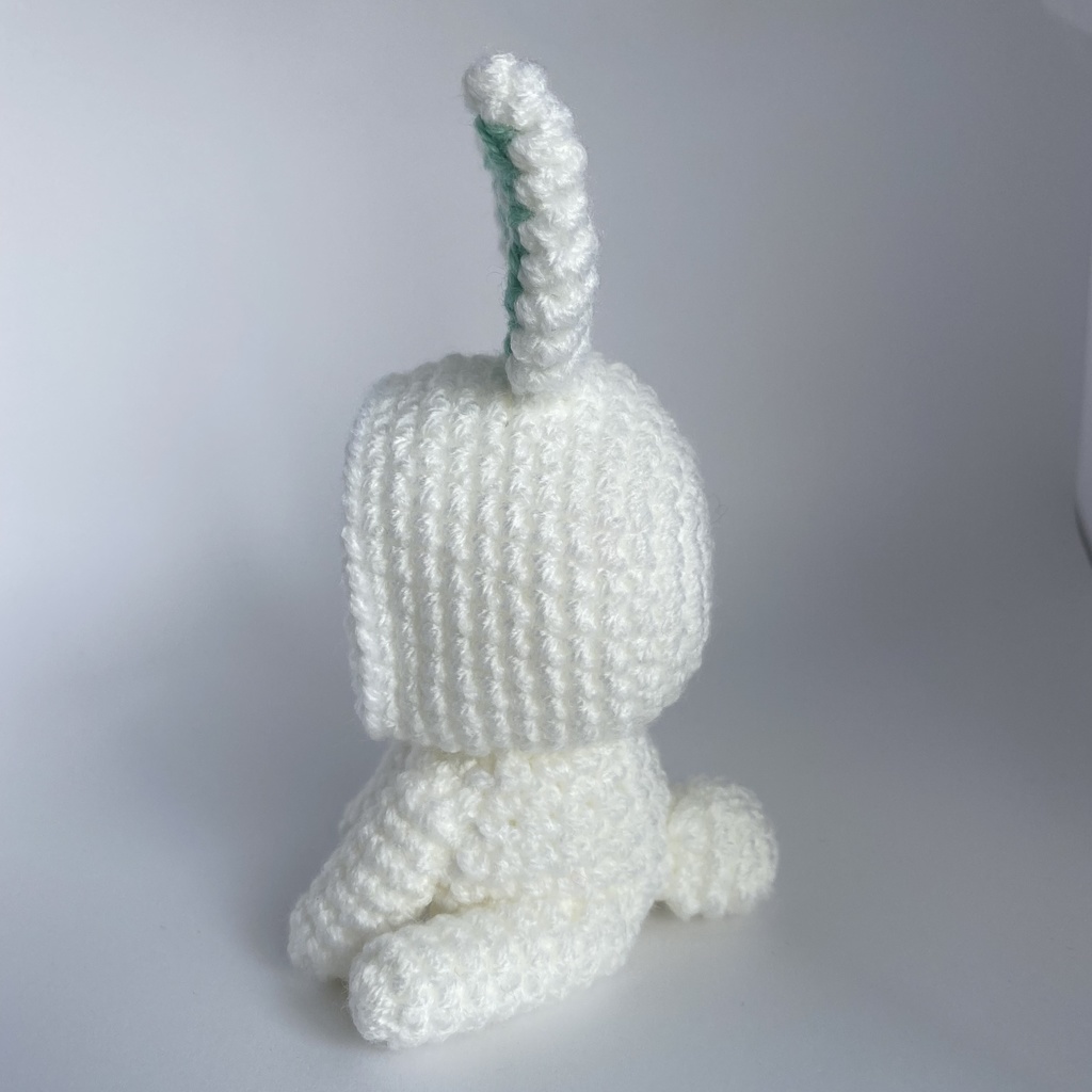 ウサギさん(耳中ミント)おまんじゅう・もちぷち系着ぐるみ胴体付き