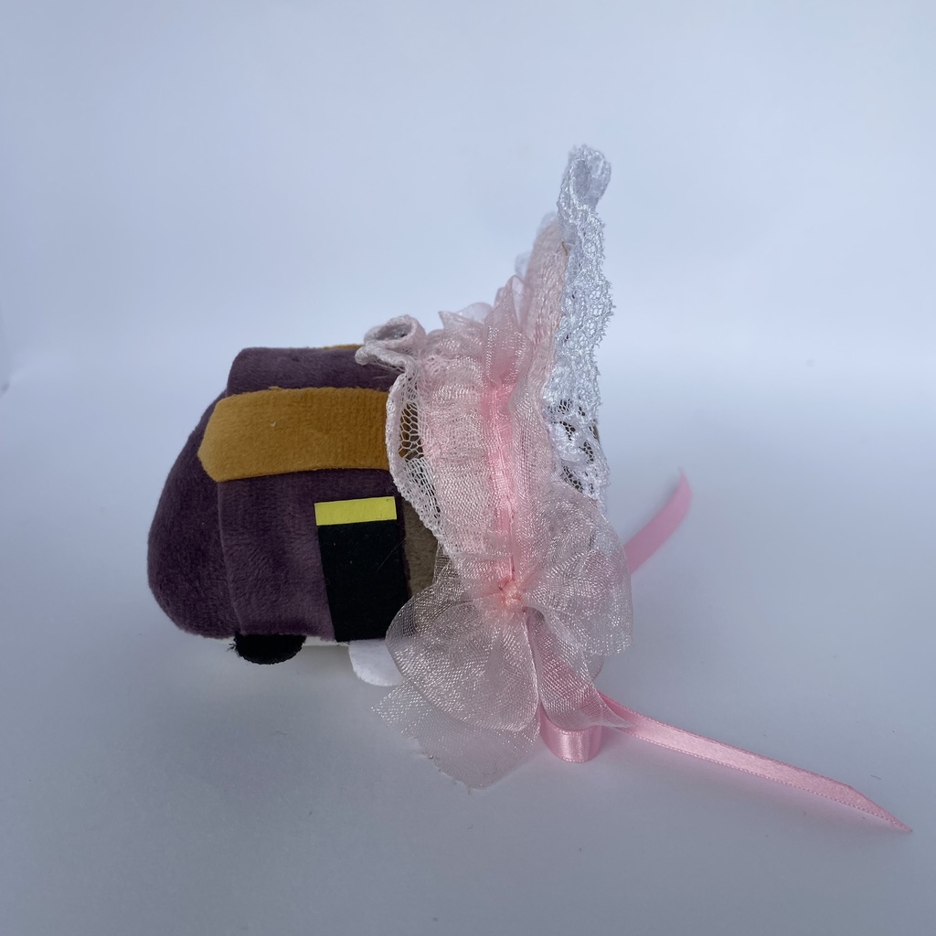 もちもちマスコット用ボンネット(ピンク×ピンク)