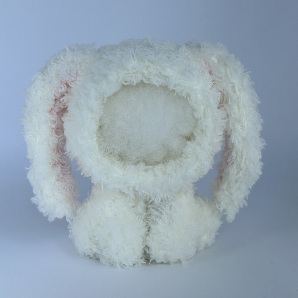 モコモコ垂れ耳うさぎさん(白)おまんじゅう・もちぷち系着ぐるみ胴体付き