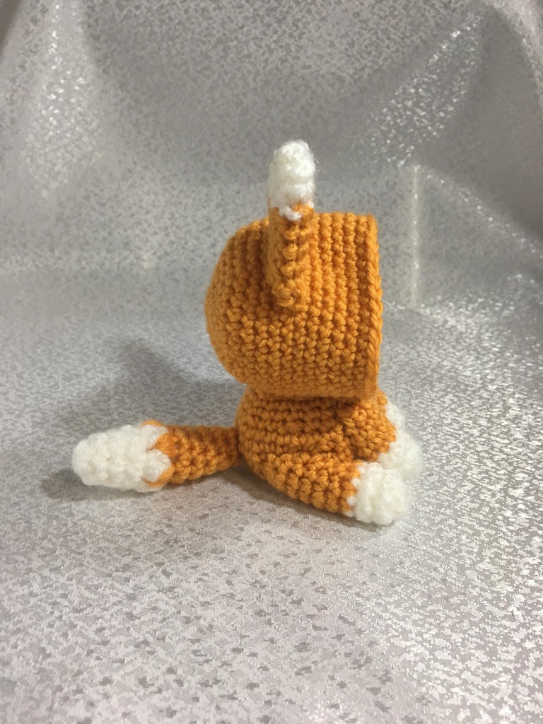 キツネさん(オレンジ)おまんじゅう・もちぷち系着ぐるみ胴体付き