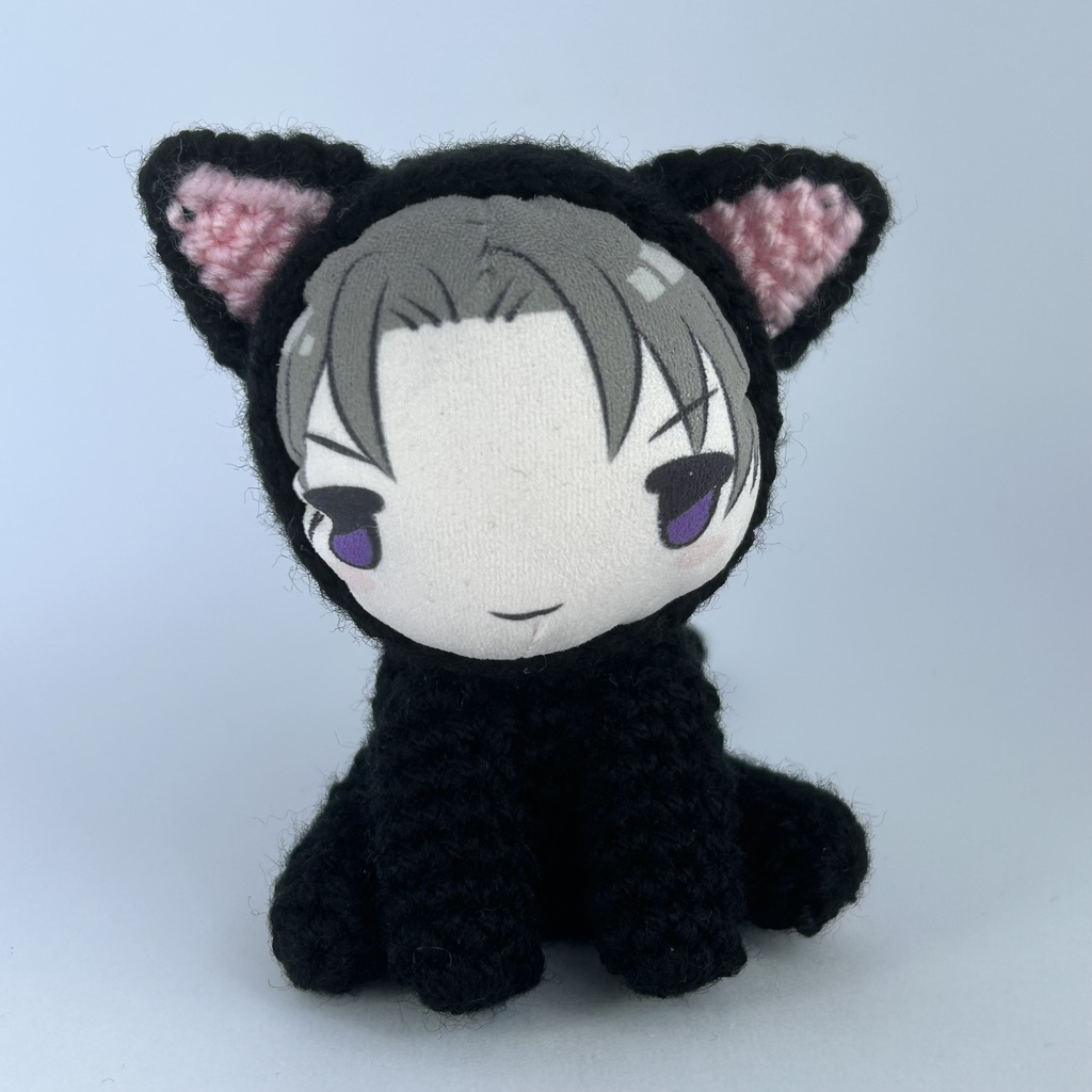 黒猫さんおまんじゅう・もちぷち系着ぐるみ胴体付き