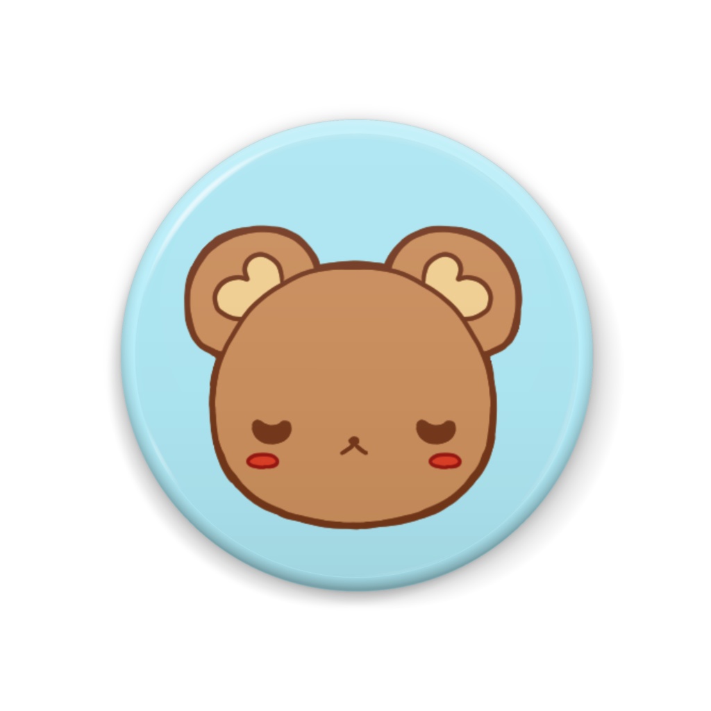 ラブデリベア　缶バッジ⑪　ぐっすり