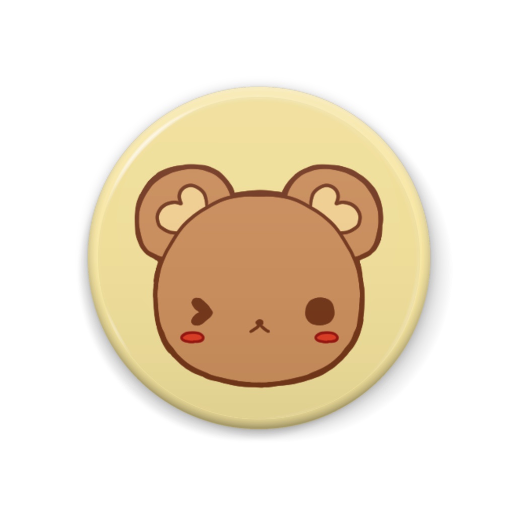 ラブデリベア　缶バッジ⑫　ウィンク