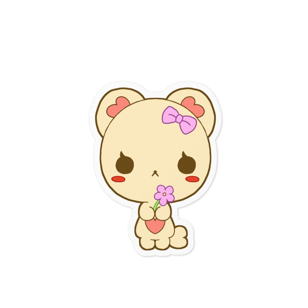 ラブデリフレンズ　ステッカー②　しろくま