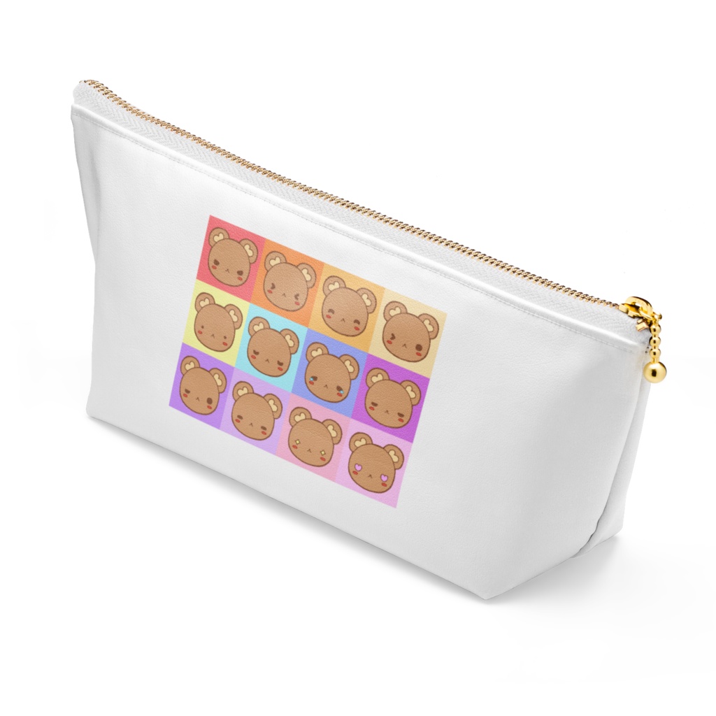 ラブデリベア　ポーチ②　くまの表情12変化