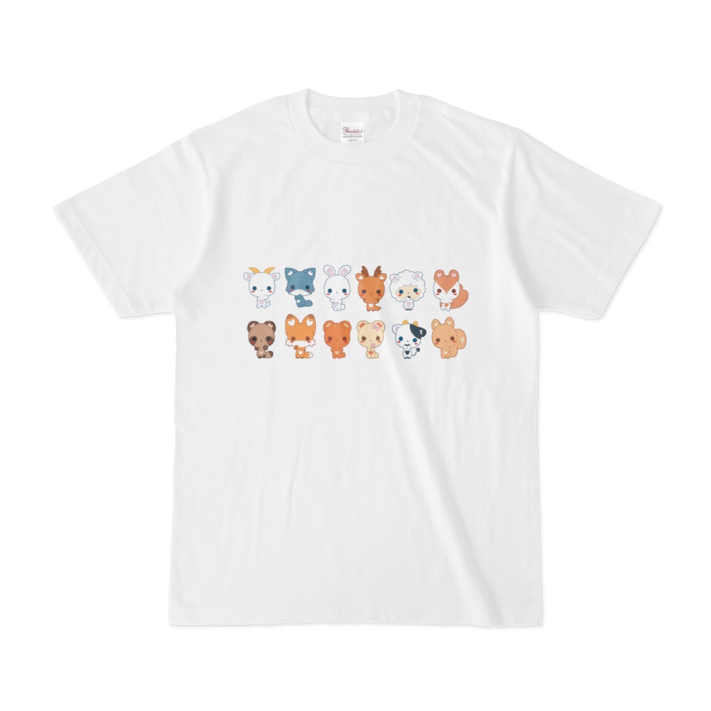 ラブデリフレンズ　Tシャツ②　くまとゆかいな仲間たち　ロゴ無し