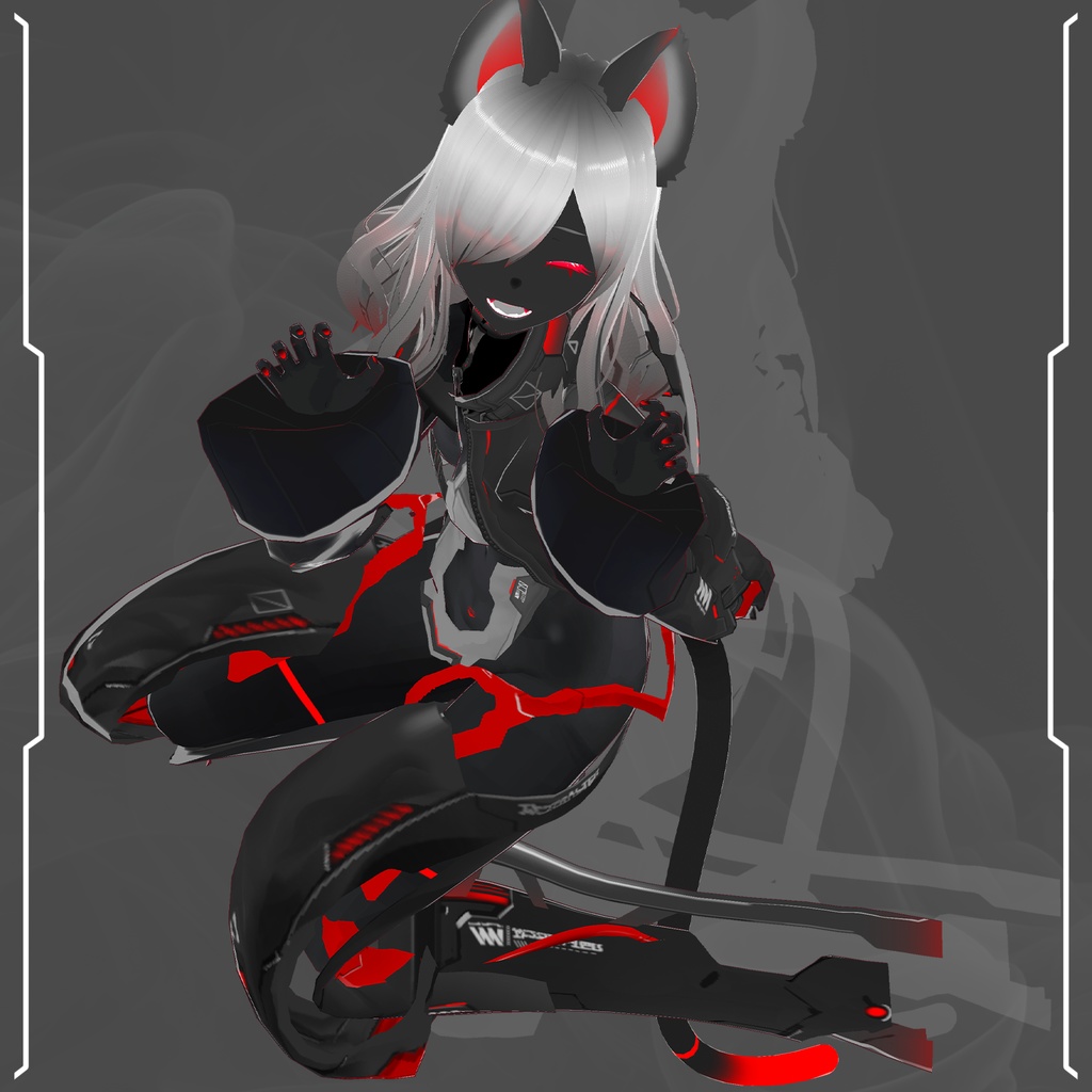 【VRC対応3Dモデル】BF-3105-03 唐紅 -Karakurenai-