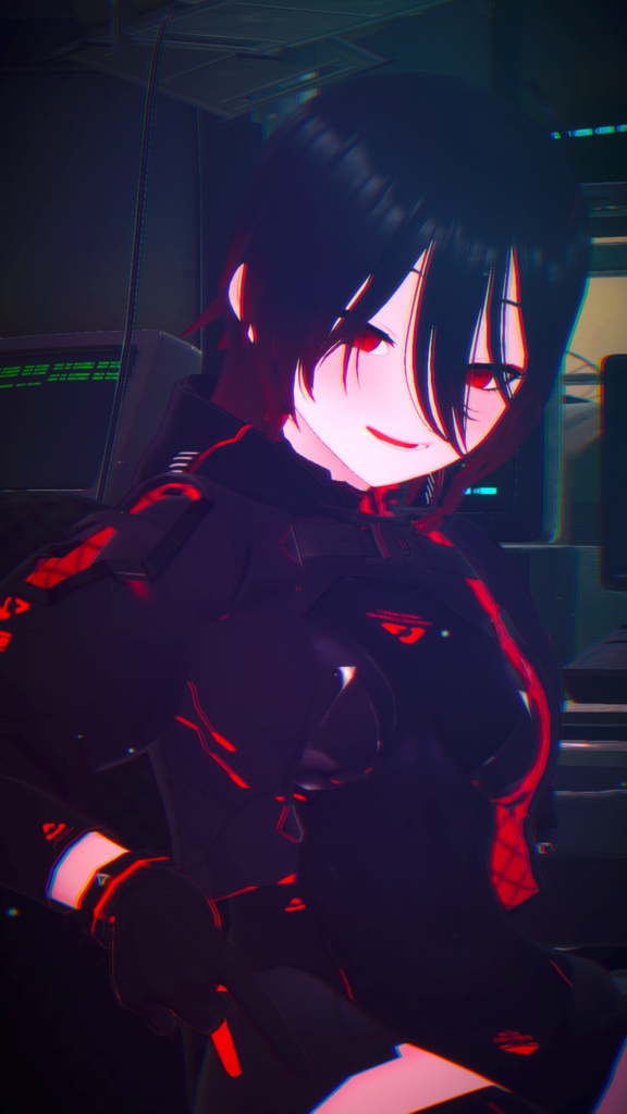 【VRC対応3Dモデル】浅緋-Asahi-