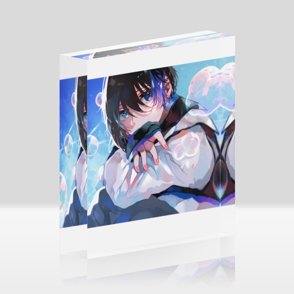 まゆずみアクリルブロック