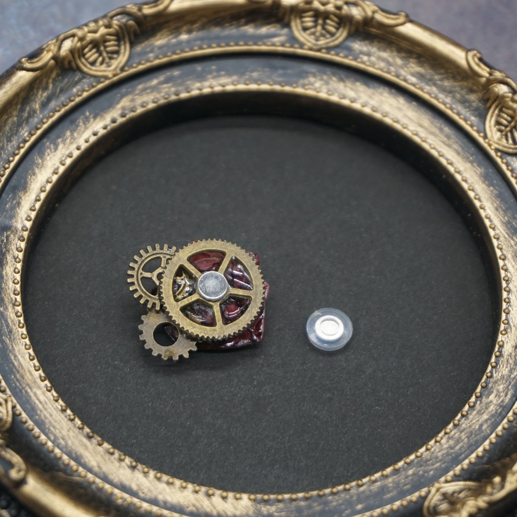 薔薇と歯車のマスクチャーム