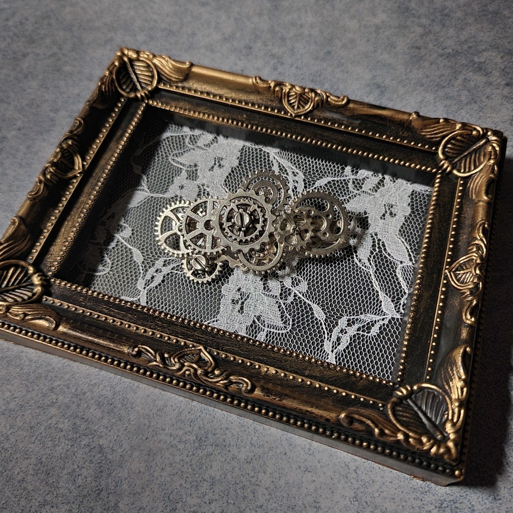 歯車のバレッタ