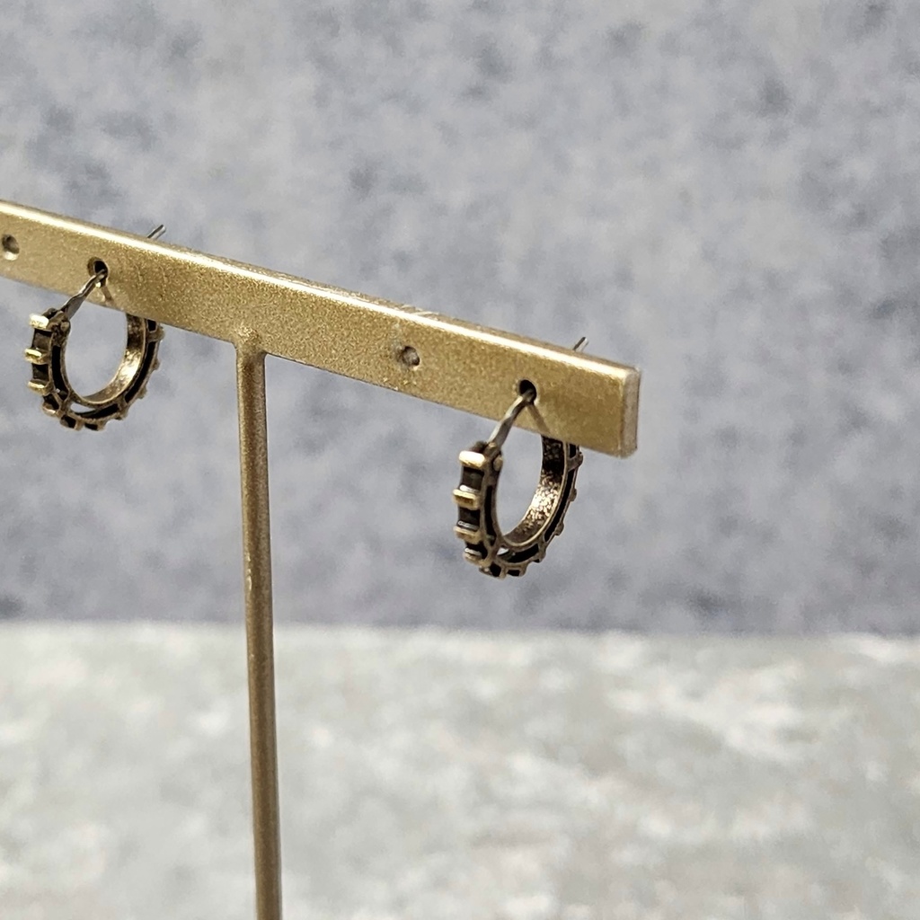 歯車ピアス / イヤリング《プレーン》