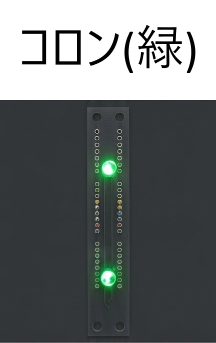 ガラス管ヒューズ 7セグメントLED 文字高さ約3.40インチ