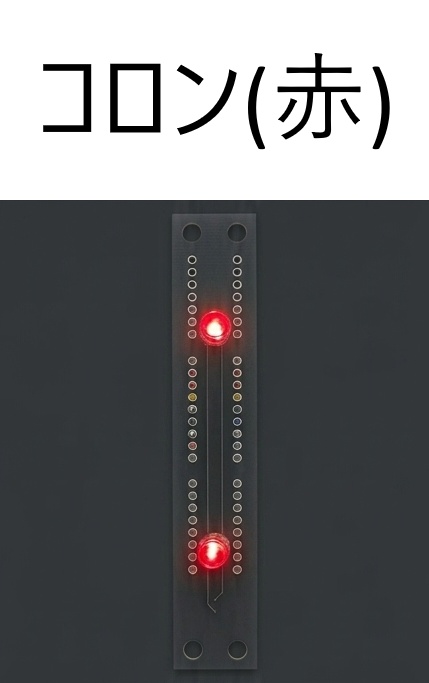 ガラス管ヒューズ 7セグメントLED 文字高さ約3.40インチ