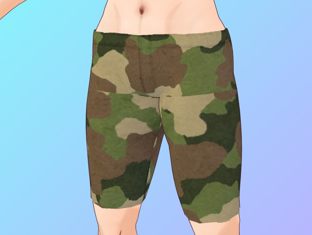 迷彩柄水着男性用 全6色 Camouflage swimsuit for men, available in 6 colors