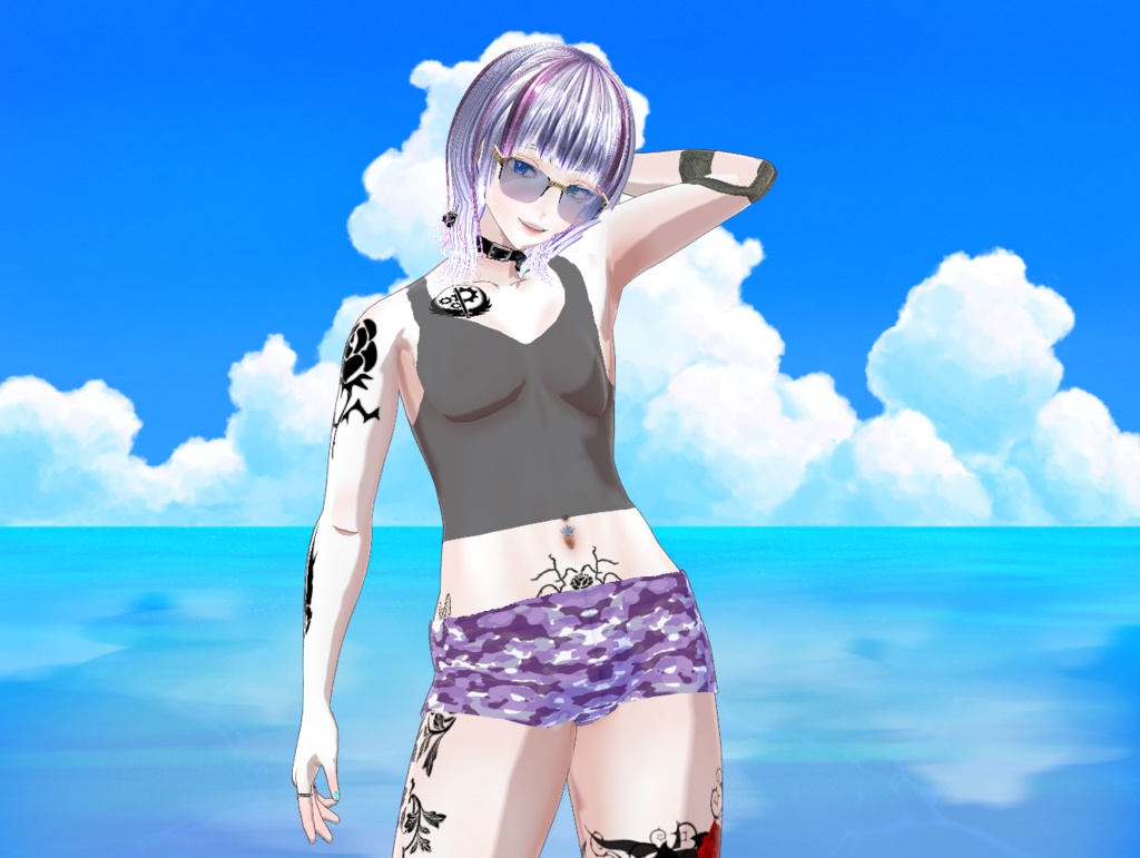 迷彩柄水着男性用 全6色 Camouflage swimsuit for men, available in 6 colors