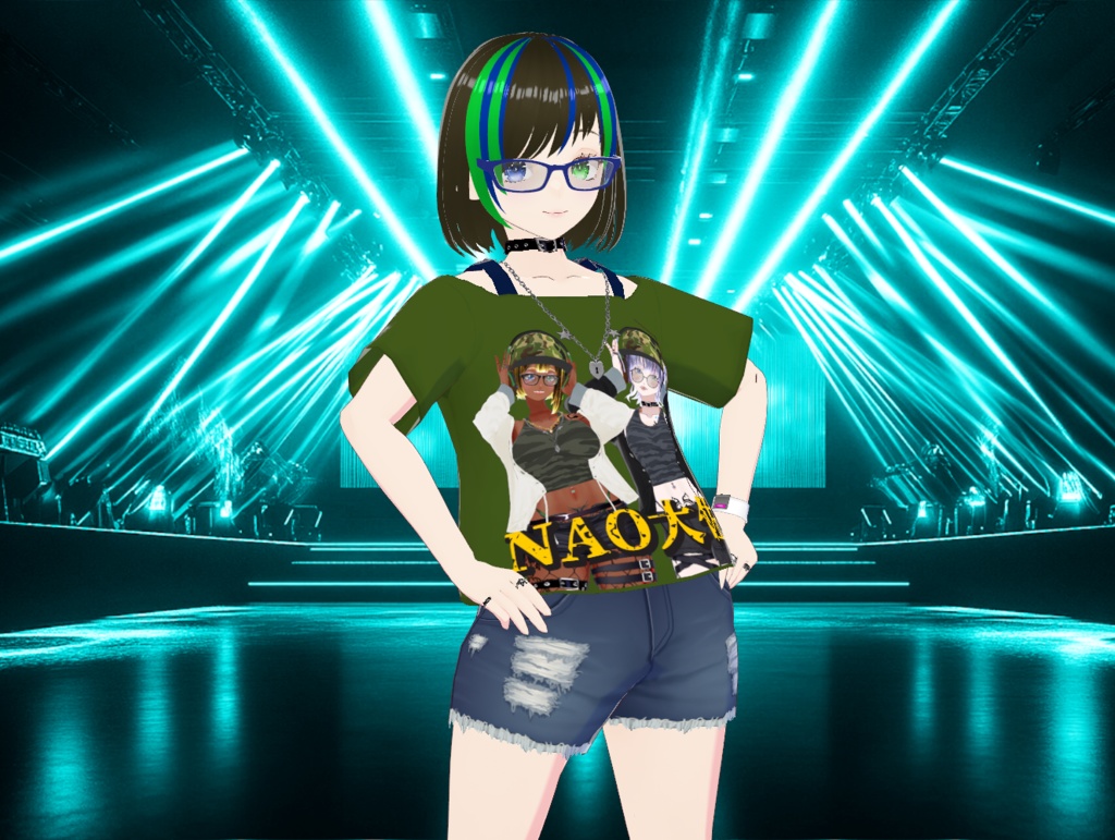 【無料あり・Free available】DJ.NAO大佐応援Tシャツ DJ.Colonel NAO Support T-shirt