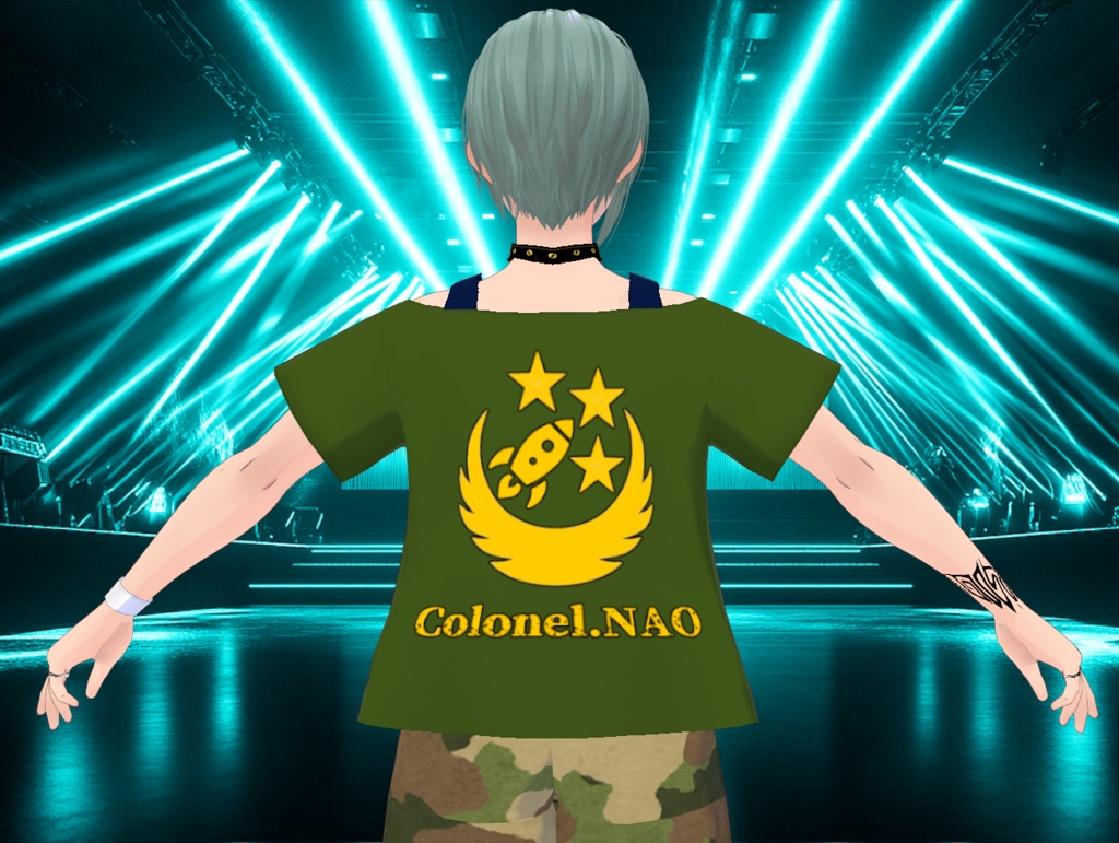 【無料あり・Free available】DJ.NAO大佐応援Tシャツ DJ.Colonel NAO Support T-shirt