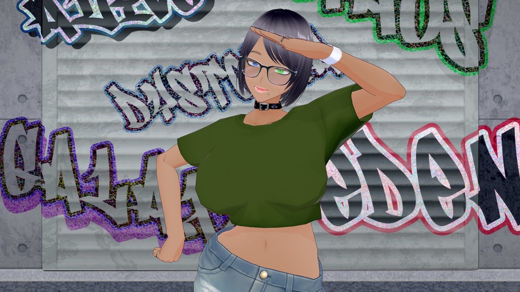 【Vroid&VRM】VRoid製アバター 奈緒弥_NAOMI