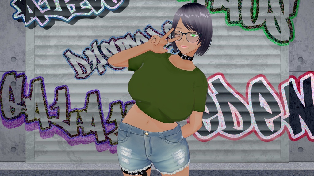 【Vroid&VRM】VRoid製アバター 奈緒弥_NAOMI