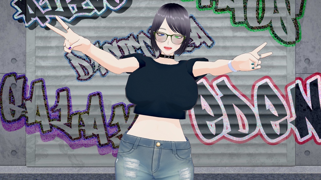 【Vroid&VRM】VRoid製アバター 奈緒弥_NAOMI