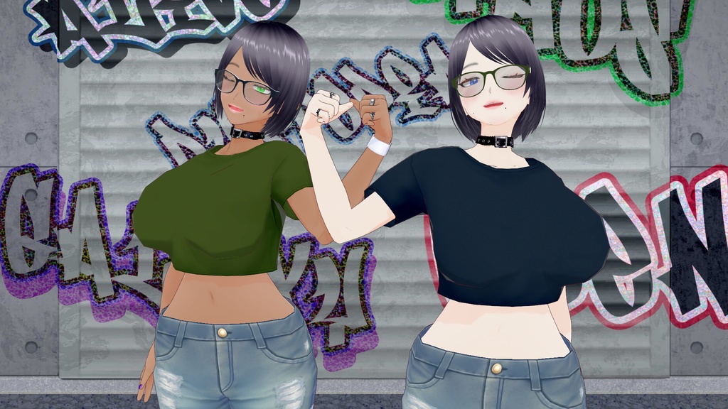 【Vroid&VRM】VRoid製アバター 奈緒弥_NAOMI