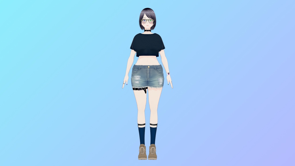 【Vroid&VRM】VRoid製アバター 奈緒弥_NAOMI