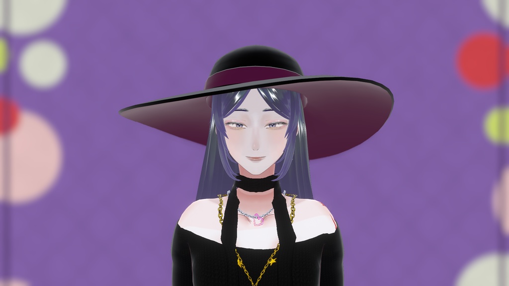VRoid用アクセサリー フロッピーハット(ブリムハット) VRoid Accessory Floppy Hat (Brim Hat)