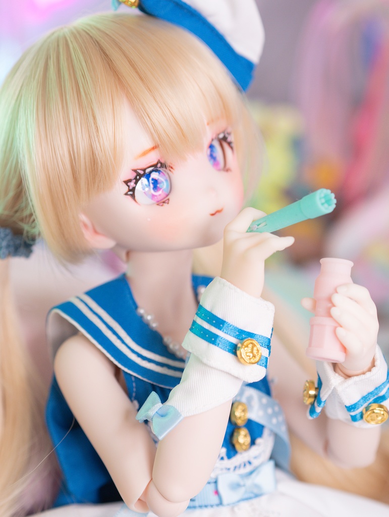 【ぜりぽこ】DDH-27(SW肌)レジン盛り カスタムヘッド+碁石アイ(難あり)