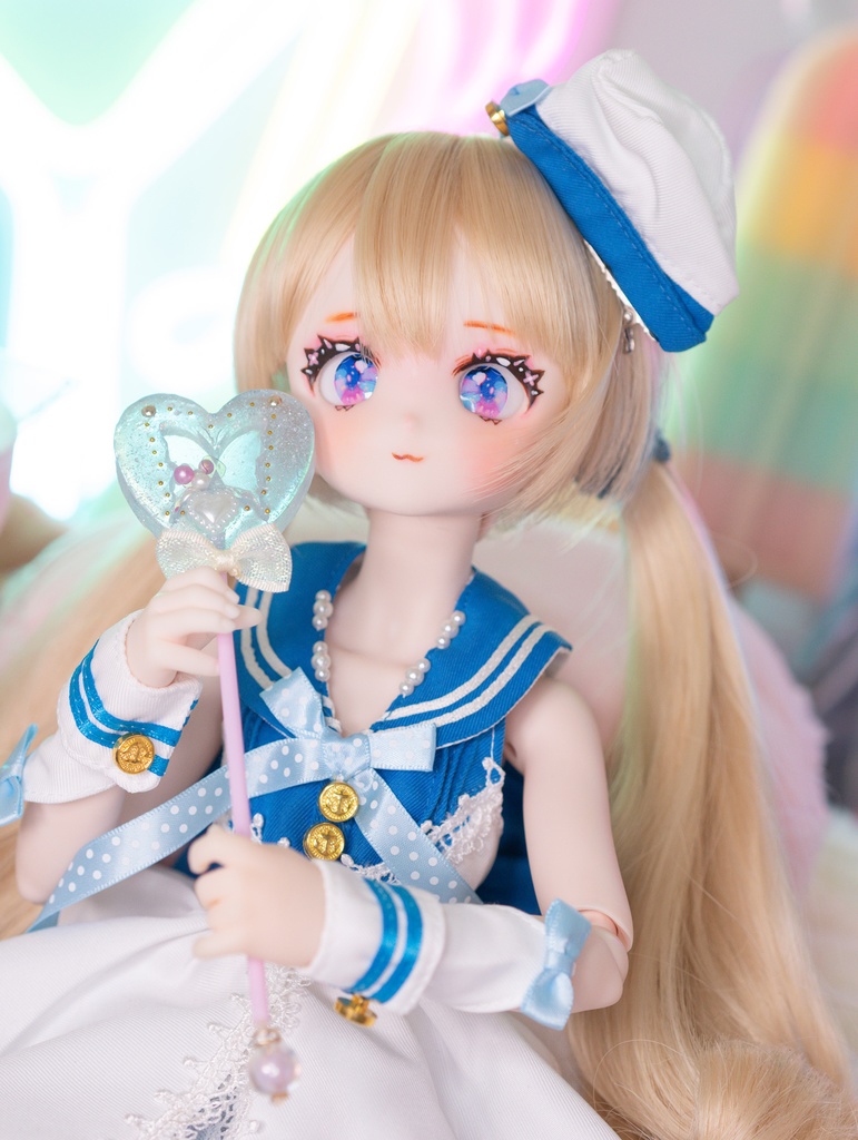 【ぜりぽこ】DDH-27(SW肌)レジン盛り カスタムヘッド+碁石アイ(難あり)