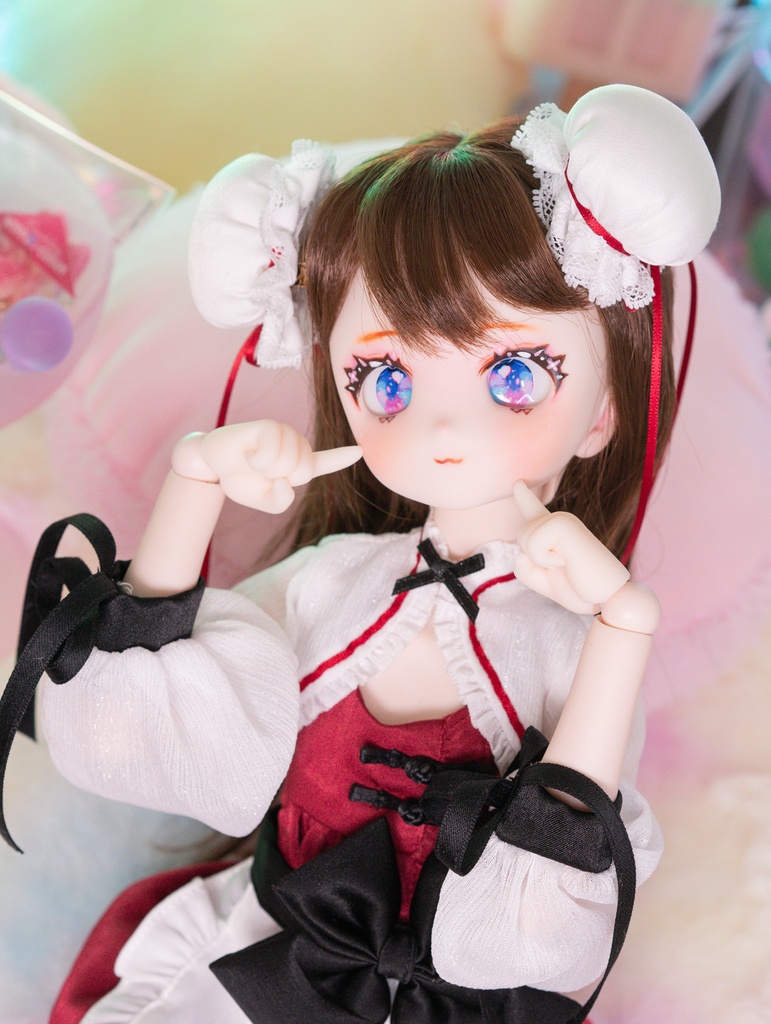 【ぜりぽこ】DDH-27(SW肌)レジン盛り カスタムヘッド+碁石アイ(難あり)