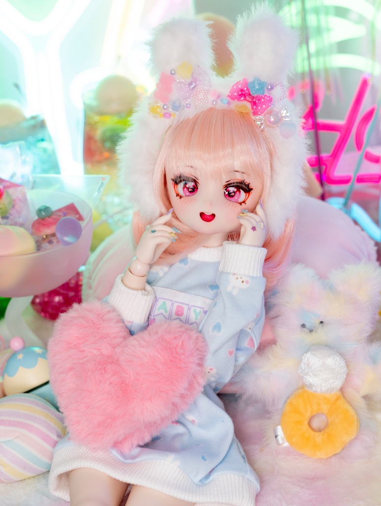 【ぜりぽこ】DDH-28(SW肌)レジン盛り カスタムヘッド+開口+碁石アイ2種(難あり)