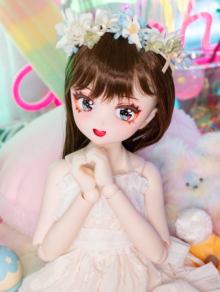 【ぜりぽこ】DDH-28(SW肌)レジン盛り カスタムヘッド+開口+碁石アイ2種(難あり)