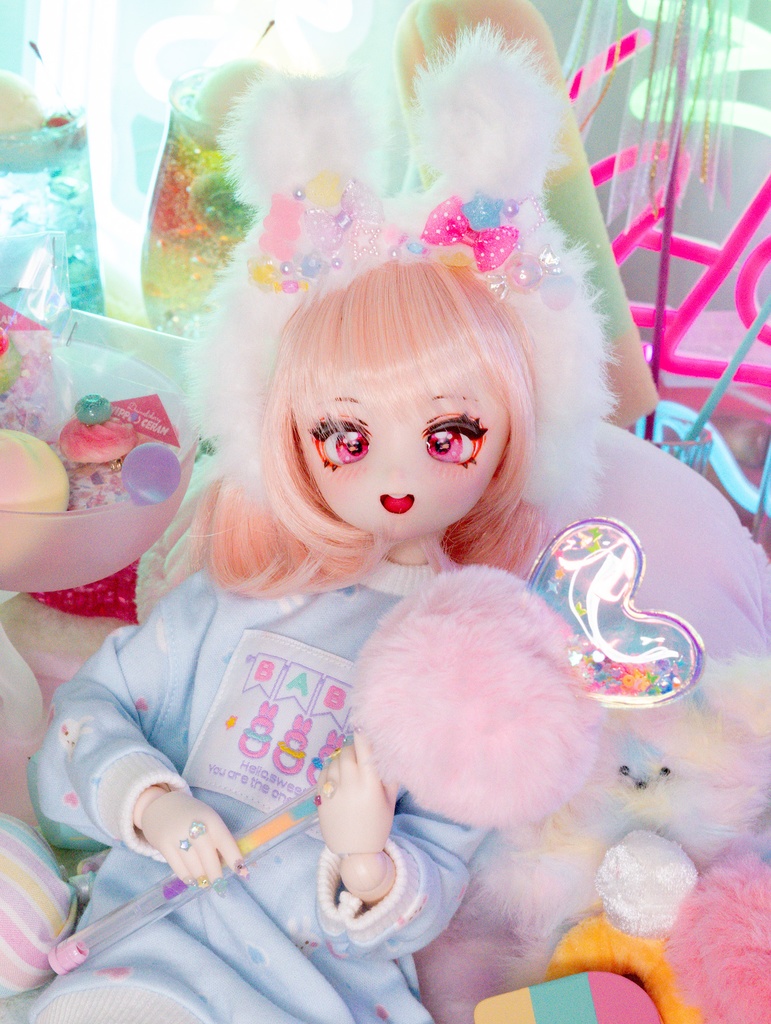 【ぜりぽこ】DDH-28(SW肌)レジン盛り カスタムヘッド+開口+碁石アイ2種(難あり)